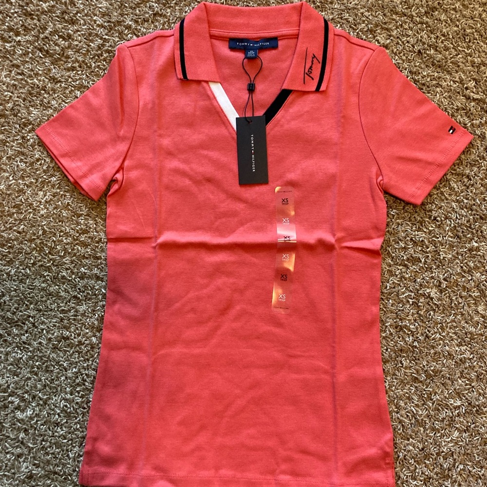 Women’s Tommy Hilfiger Polo, XS, Pink